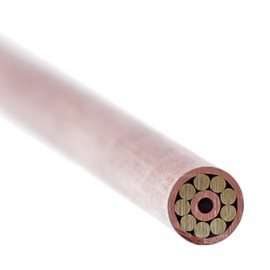 Mosaic Pin - (0.156 (5/32) Inch Diameter) - (512CBC) - (Copper Outer Material)(Brass & Copper Inner Material) - Decorative Knife Handle Pins and Rods for Fixed Blade Knives