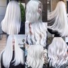 TOFAFA 22 inch Colored Hair Extensions, Multi-colors Party Highlights Clip