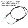 A ABSOPRO Motorcycle Throttle Cable Replacement Black
