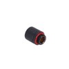 11/8mm (8x1,5mm) Anschraubtülle G1/4 - gerändelt - black matt