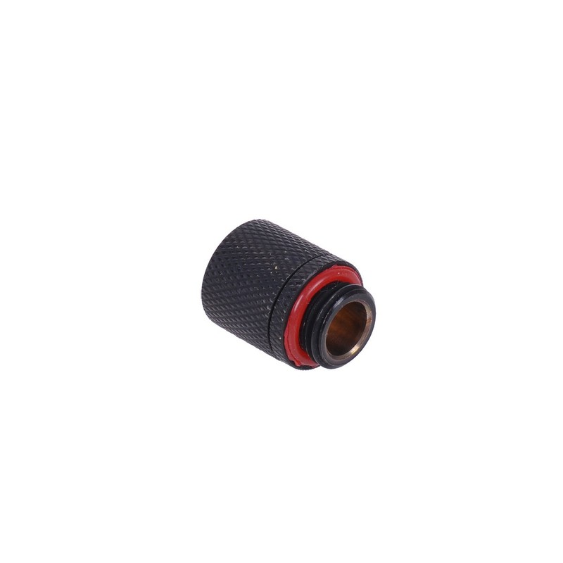 11/8mm (8x1,5mm) Anschraubtülle G1/4 - gerändelt - black matt