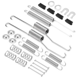 Rear Drum Brake Shoe Hardware Kit Fit for Chevy Silverado 1500 2008-2013 GMC Sierra 1500 2008-2015, 18K2089 H7365 1406-291243