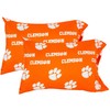 College Covers Clemson Tigers Pillowcase Pair - Solid (Includes 2