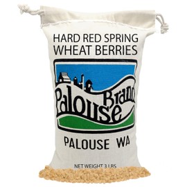 Certified Glyphosate Residue Free | Wheat Berries | Hard Red Spring | 3 LBS | Family Farmed in Washington State | 100% Desiccant Free | Non-GMO | USA Grown | Field Traced