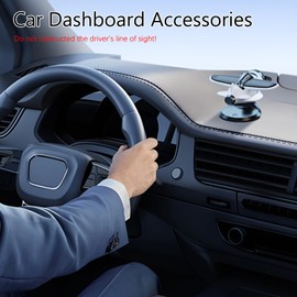 AGLOO Solar Powered Airplane for Car – Light Activated Rotating Aircraft, Silent Spinning Solar Energy Decor for Car Dashboard & Home Office, Fun Driving Companion,Gift for Drivers