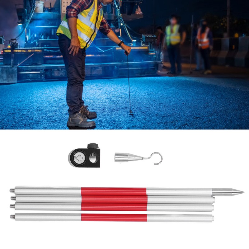 Prism Pole 4 Section Universal 1/4in Thread Aluminum Alloy Total