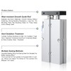 TAILONZ PNEUMATIC 20mm Bore 100mm Stroke Double-Rod Double-Acting Aluminum Pneumatic