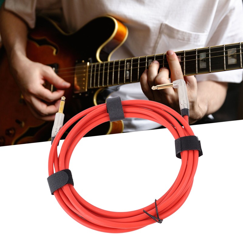 Musical Instrument Cable 6.35 Electric Folk Guitar Bass Audio Connection