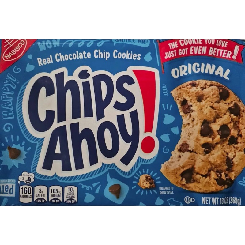 NABISCO Chips Ahoy! ORIGINAL Chocolate Chip Cookies 13 oz Pack