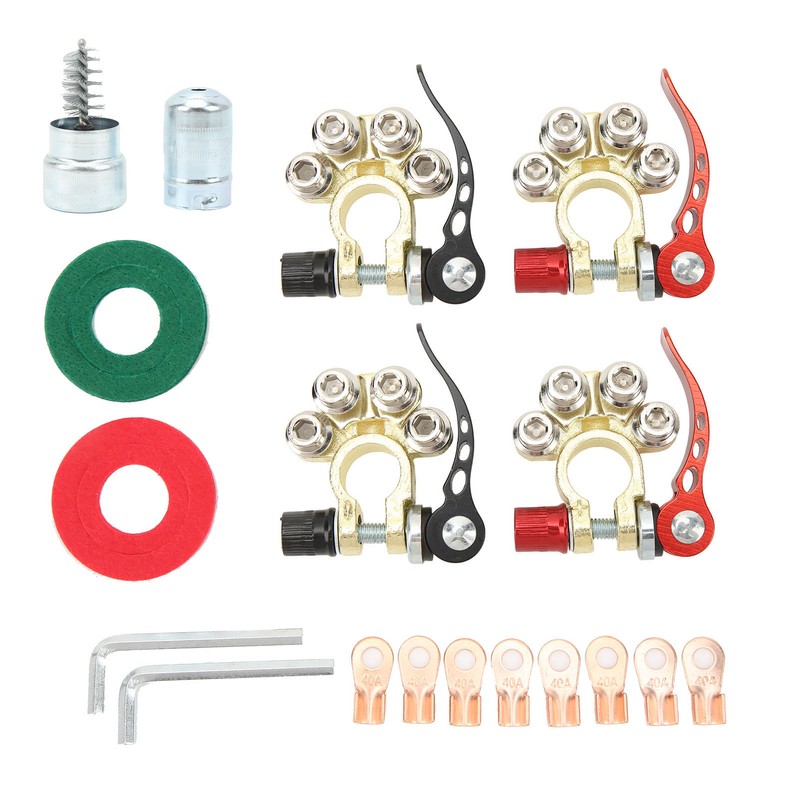 Battery Terminal Connectors 4 Post Stable Connection Strong Electrical Conductivity