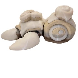 cinnamon roll turtle 3d print fidget