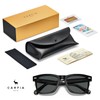 CARFIA Retro Acetate Polarized Sunglasses for Men UV Protection with