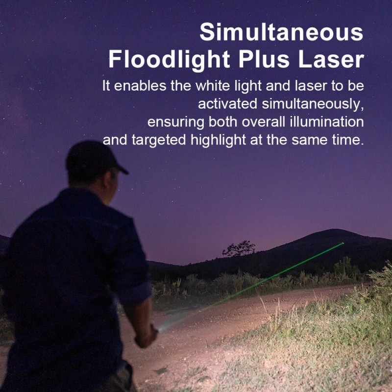 Olight Arkfeld Pro Orange Best Mom CW Flat Flashlight, LED/UV/Green