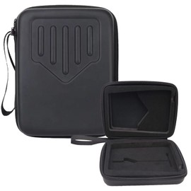 SATOMO Carimba Case, Portable 17 Keys, Waterproof Shock Storage Bag, Compact Thumb Piano Case, Musical Instrument Protection, Black, Casual