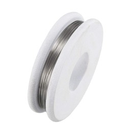 sourcing map 0.25 mm 30AWG Super Fine Heating Wire FeCrAl Resistance Wire 16ft Length