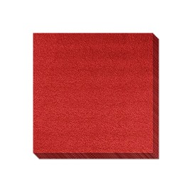 100 PCS Foil Candy Wrappers, 4x4 inches Chocolate Candy Wrappers aluminum foil sheets, DIY Homemade Candy Packaging for Christmas, Easter, Thanksgiving, and Birthday Party (Red)