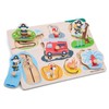 New Classic Toys 10433 Fire Brigade Peg Puzzle-Fire Brigade