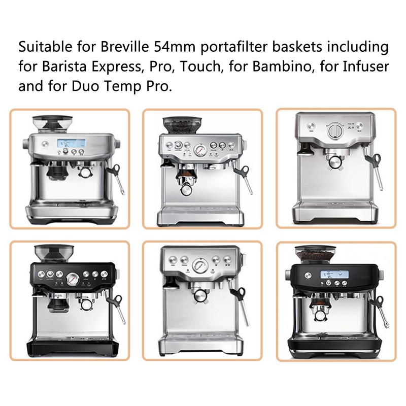 54mm Coffee Portafilter Dosing Funnel Aluminum Alloy Rotatable Dosing Funnel