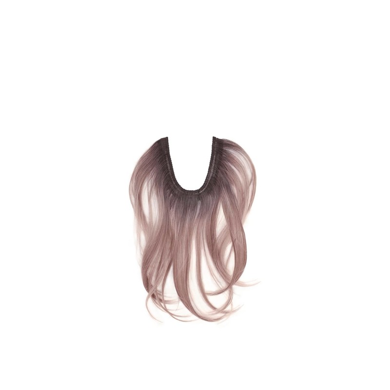 Priscilla Easy Inner Extension Heat Resistant Black x Gray Lavender