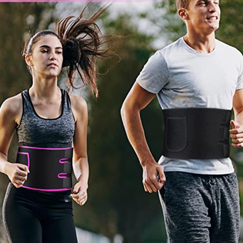 LQUCWEPP Waist Trimmer,Adjustable Ab Trainer Belt for Back Support,Training &