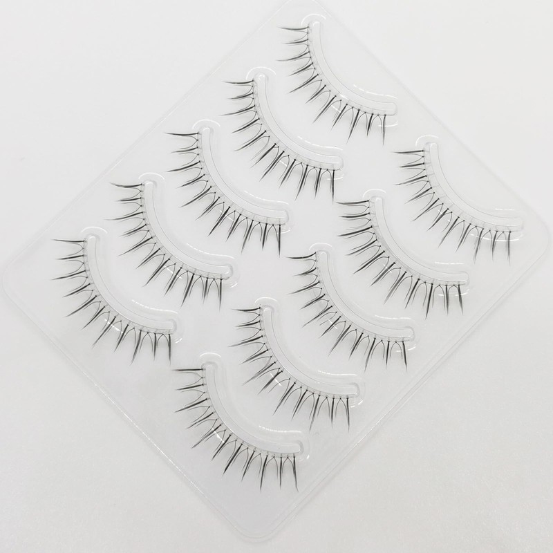 Bodermincer False Eyelashes, Natural Upper Eyelashes, 3D A4 Popular Handmade