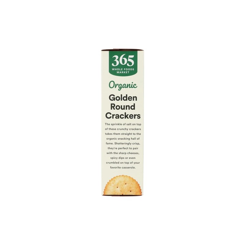 365 by Whole Foods Market Golden Round Crackers 12 Ounce