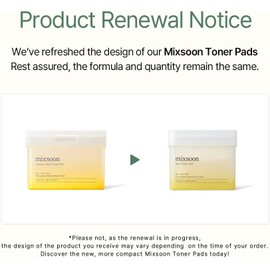 mixsoon Bean Toner Pad 70 Pads | Exfoliating & Hydrating Toner Pads with Fermented Beans | Gentle Daily Skin Resurfacing, Pore Care, Soothing for Sensitive Skin, Vegan, Cruelty-Free