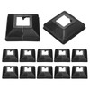 sourcing map 12Pcs Post Base Cover, 3.5"x3.25" (Internal Size 1.2"x1.2")
