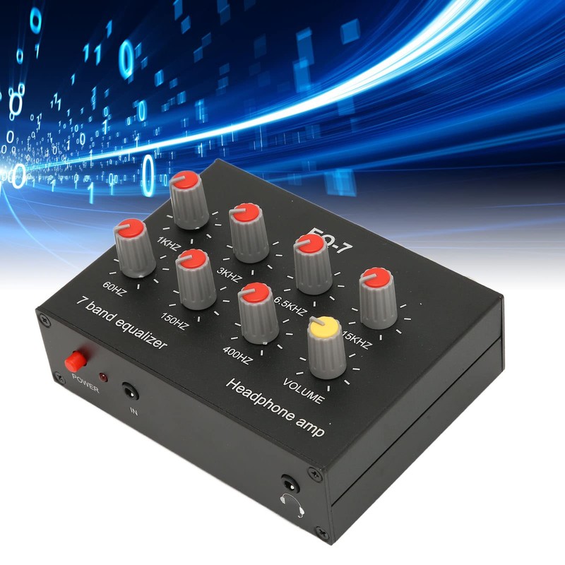 7 Band Sound Equalizer, Dual Channel, with 12 dB High