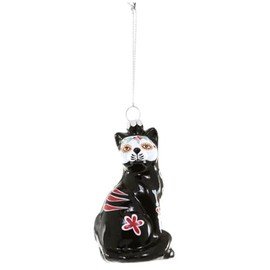 Cody Foster Day of The Dead Cat Ornament 4.25" GO-9231
