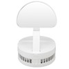 USB Desktop Fan Foldable Rechargeable Battery Makeup Mirror Function Bottom