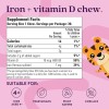 Active Iron Kids, 7mg Iron Supplement for Kids Vitamin D,
