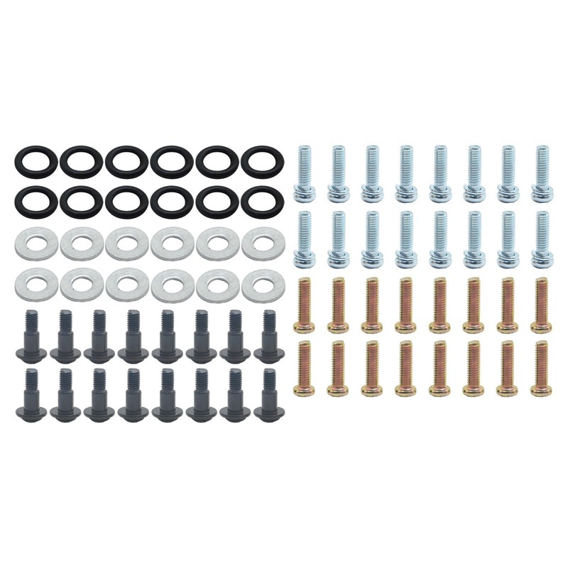 Anxingo 4 Set Carburetor Gaskets Jets Rebuild Kit, Replacement for