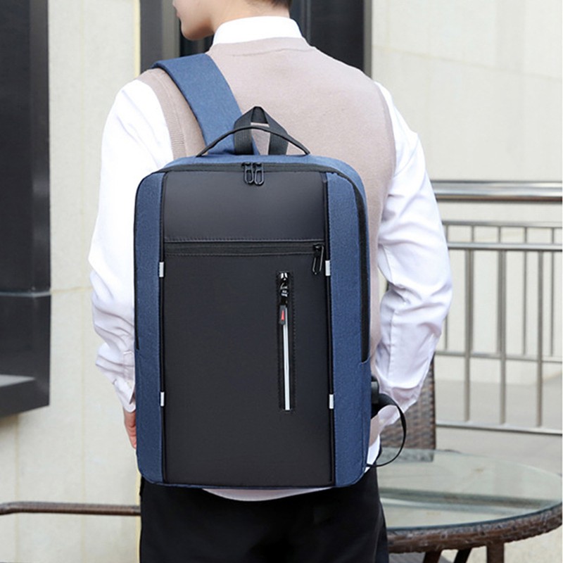 Portable Backpack Camping Travel Bag Business Daypack with USB Charging
