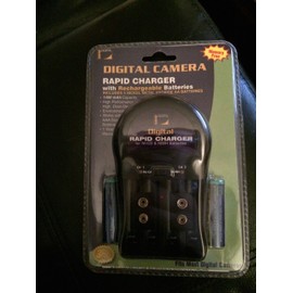 Rapid Battery Charger with Rechargeable AA Batteries