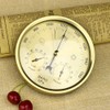 Weather Station Analogue Thermal Hygrometer Copper Stainless Steel Humidity Meter