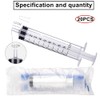 HUAZIZ 10 ml Syringe, Pack of 20 Plastic Syringes Without