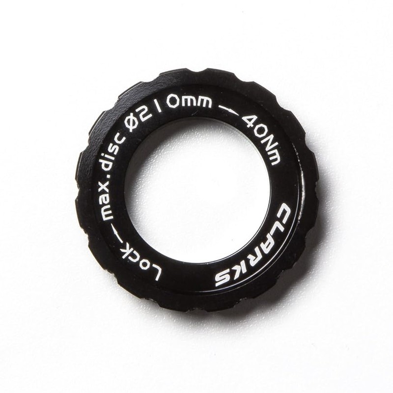 Clarks Cycle Systems A1 Black Centrelock Disc Brake Rotor, Silver/Black,