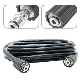 Pressure Washer Hose 50FT 1/4" Kink Resistant M22-14 Fitting Power Washer Hose Replacement for Ryobi, Troy Bilt, Greenworks, Generac, CRAFTSMAN & More High PressureWashers, 5800 PSI