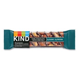 KIND 17851 1.4 oz. Nuts Bar - Dark Chocolate Nuts and Sea Salt (12/Box) New