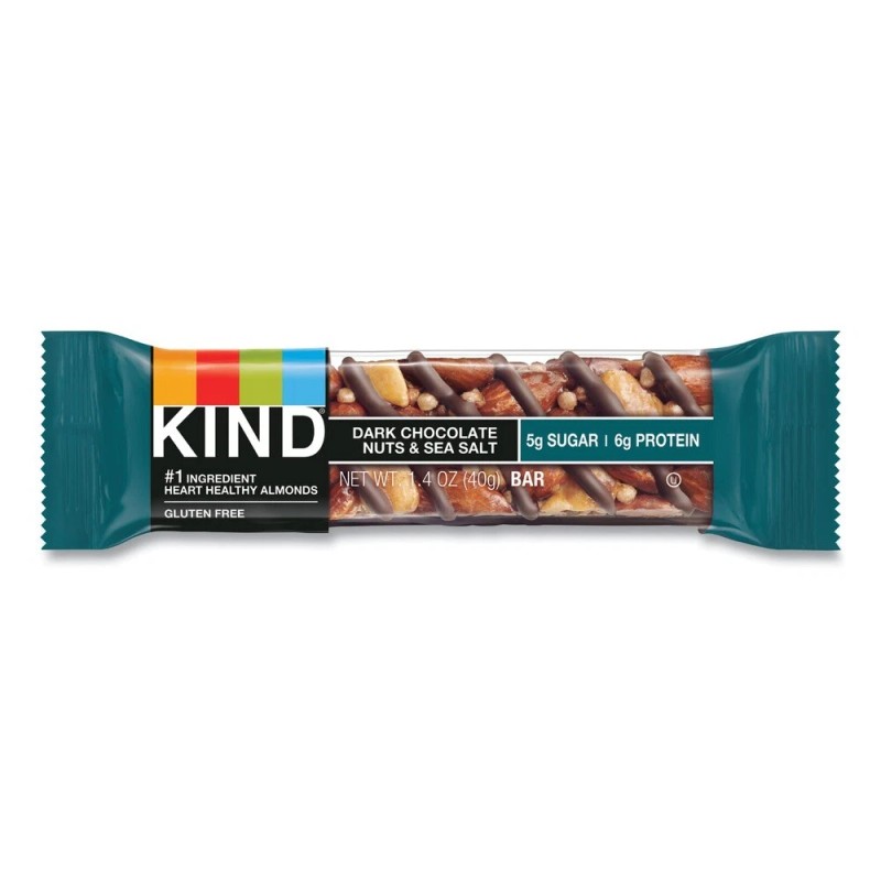 KIND 17851 1.4 oz. Nuts Bar - Dark Chocolate Nuts
