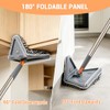 76 Inch Wall Cleaner Mop with Long Handle and 360