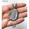 Noguez. Collar con Medalla de la Virgen de Guadalupe, Cadena