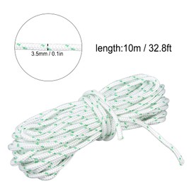 Recoil Starter Rope Nylon Garden Chainsaw Starter Pull Cord Wear Resistant for Lawn Mower 3.5MM Garden Tool Replacement Accessories(10 m)