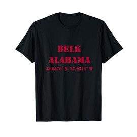 Belk Alabama Coordinates Souvenir T-Shirt