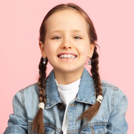 LOVE YOUR CITY Small Panda Earrings, Creole Earrings, Animal Jewellery Gifts for Girls, Kids, Children's Jewellery Made of 925 Sterling Silver with Enamel. Comes in a Small Gift Box, Sterling Silver