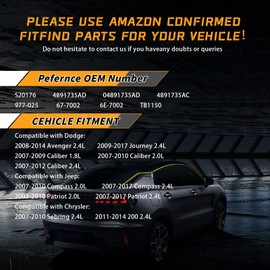 Electronic Throttle Body Assembly Fit for Dodge Avenger Caliber Journey Chrysler 200 Sebring Jeep Compass Patriot 1.8L 2.0L 2.4L, Replace Part # S20176 4891735AD