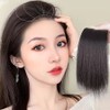 Abundant hair volume mulberry pin snap side part hairpiece 20cm (KYR-WE68F65) Natural black 20cm / 풍성한 헤어 볼륨 뽕핀 똑딱이 옆머리 헤어피스 20cm (KYR-WE68F65) 내추럴 블랙20cm