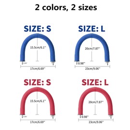 Mtxorvix U Shape Parrot Perch Stand Pet Toy Bird Platform Sand Paw Grinding Clean Stick Cage Exercise Conure Budgie Accessories (red, Small)