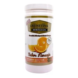 Grenetina Hidrolizada Sabor Naranja 100% Natural 500 Grs Pre